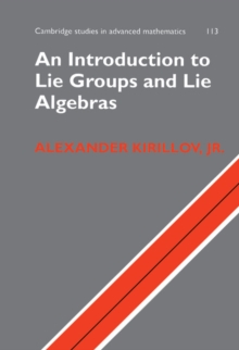 Image for Introduction to Lie groups and Lie algebras