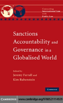 Image for Sanctions, accountability and governance in a globalised world