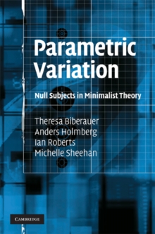 Image for Parametric Variation: Null Subjects in Minimalist Theory