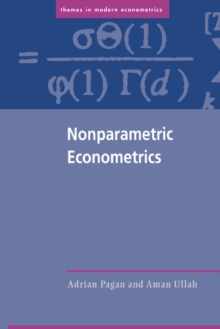 Image for Nonparametric econometrics