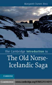 Image for The Cambridge introduction to the old Norse-Icelandic saga