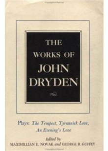 Works of John Dryden, Volume X