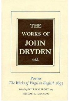 Image for The Works of John Dryden, Volume V : Poems, 1697