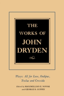 Image for The Works of John Dryden, Volume XIII