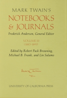 Image for Mark Twain's Notebooks and Journals, Volume III