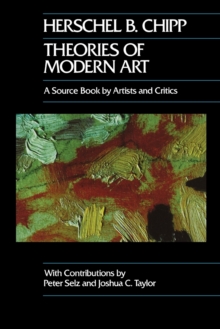Image for Theories of modern art  : a source book by artists and critics
