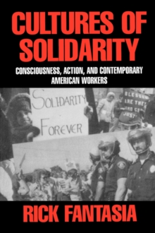 Image for Cultures of Solidarity : Consciousness, Action, and Contemporary American Workers