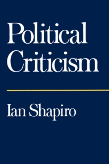 Image for Political Criticism