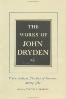 Works of John Dryden, Volume XII