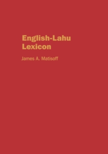 English-Lahu Lexicon