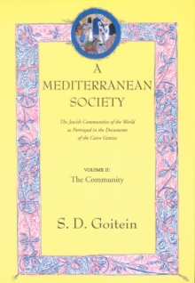 Image for A Mediterranean society  : the Jewish communities of the Arab world as portrayed in the documents of the Cairo GenizaVolume II,: The community