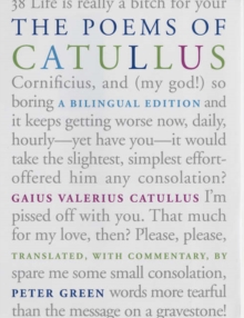 Image for The poems of Catullus  : a bilingual edition