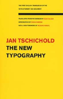 Image for The new typography  : a handbook for modern designers
