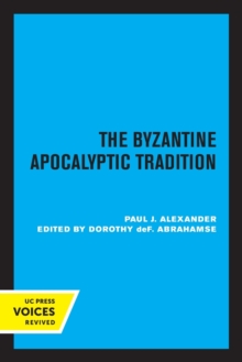 Image for The Byzantine Apocalyptic Tradition