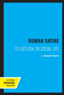 Roman Satire