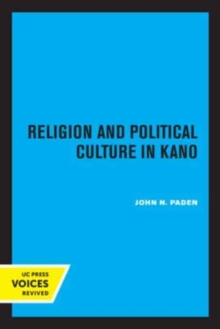 Image for Religion and Political Culture in Kano