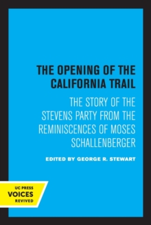 Image for The Opening of the California Trail