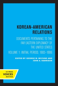 Image for Korean-American Relations