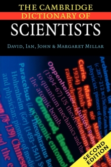 Image for The Cambridge dictionary of scientists