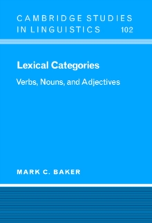 Image for Lexical Categories