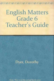 Image for English Matters Grade 6 Teacher's Guide
