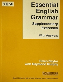 Image for Essential English Grammar - Supplementary Exercises Indian edition