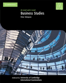 Image for Business Studies: AS and A Level Student's Coursebook and CD-ROM