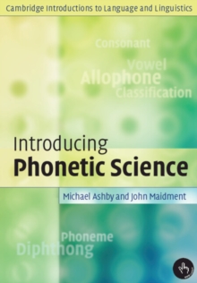 Image for Introducing phonetic science
