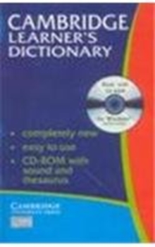 Image for Cambridge Learner's Dictionary with CD-ROM India edition