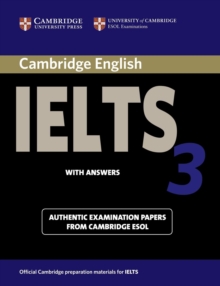 Image for Cambridge IELTS 3 Student's Book with Answers