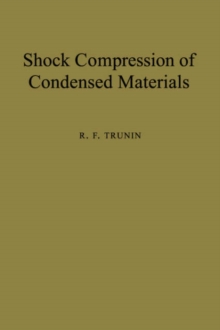 Shock Compression of Condensed Materials