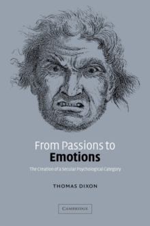 Image for From Passions to Emotions