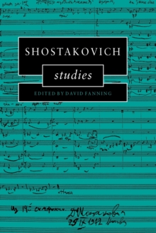 Image for Shostakovich studies