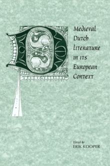 Image for Medieval Dutch Literature in its European Context