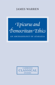 Epicurus and Democritean Ethics