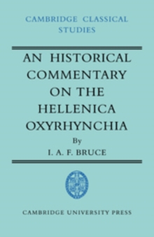 Image for An Historical Commentary on the Hellenica Oxyrhynchia