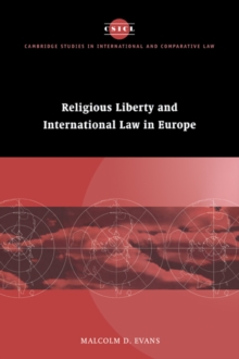 Image for Religious liberty and international law in Europe