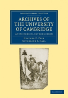 Image for Archives of the University of Cambridge