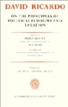 Image for The Works and Correspondence of David Ricardo: Volume 1, On the Principles of Political Economy and Taxation