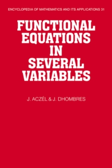 Functional Equations in Several Variables