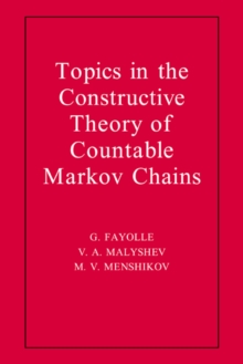 Topics in the Constructive Theory of Countable Markov Chains