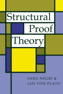 Image for Structural proof theory