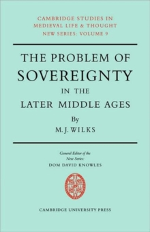 Problem of Sovereignty in the Later Middle Ages