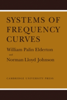 Image for Systems of Frequency Curves