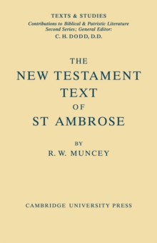 New Testament Text of Saint Ambrose