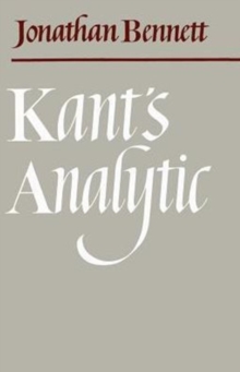 Image for Kant's analytic