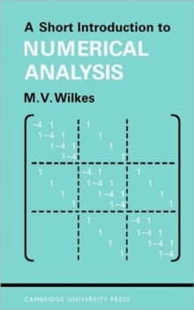 Short Introduction to Numerical Analysis