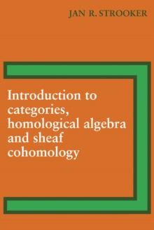 Image for Introduction to categories, homological algebra, and sheaf cohomology