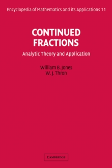Continued Fractions
