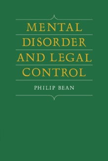 Mental Disorder and Legal Control